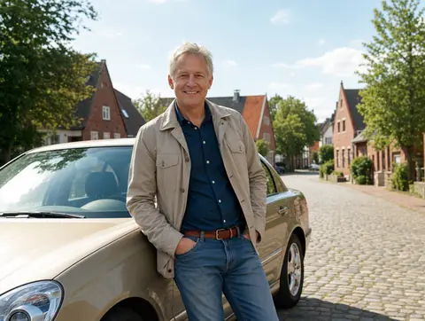 Verkäufer aus Wiehl mit dem verkauften Fahrzeug